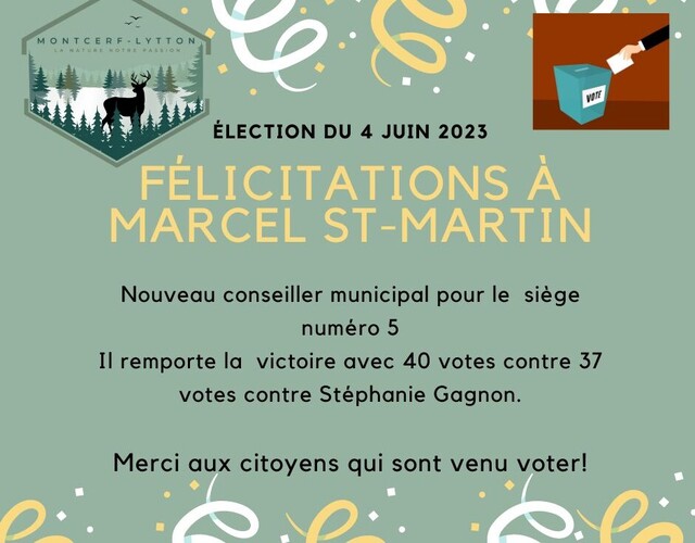 élection du 4 juin 2023